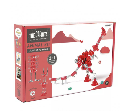 THE OFFBITS - KIT ANIMAL TREXBIT ROUGE