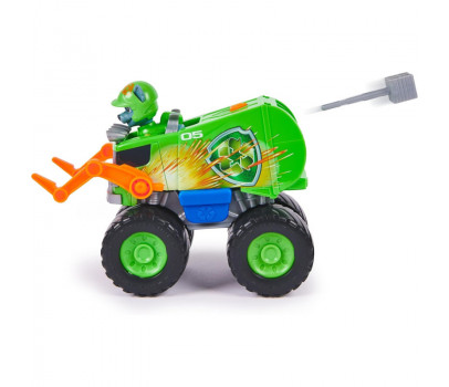 PAT PATROUILLE - Vï¿½HICULE + FIGURINE RESCUE WHEELS ROCKY