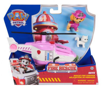 PAT PATROUILLE - VEHICULE + FIGURINE FIRE RESCUE STELLA La Pat' Patrouille