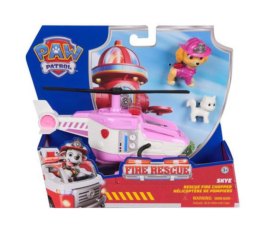 PAT PATROUILLE - VEHICULE + FIGURINE FIRE RESCUE STELLA La Pat' Patrouille