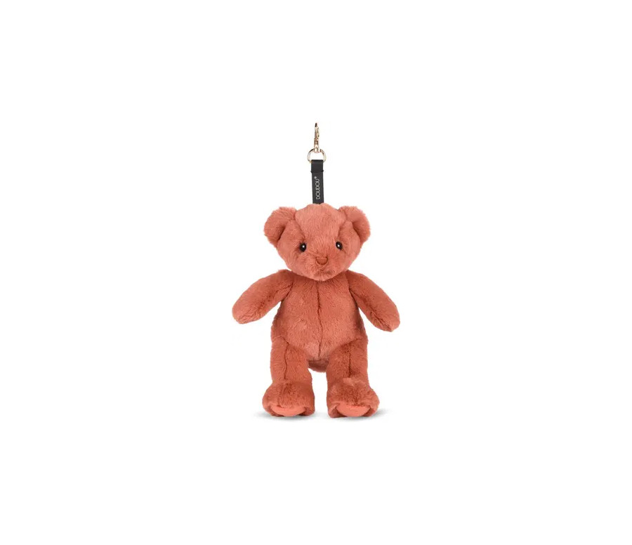 BIJOU DE SAC DOUDOU - OURS TERRACOTTA