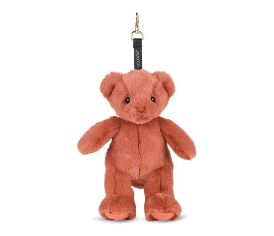 BIJOU DE SAC DOUDOU - OURS TERRACOTTA