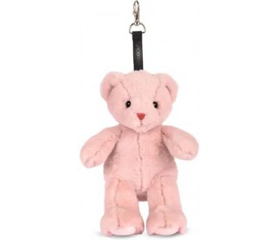 BIJOU DE SAC DOUDOU - OURS ROSE POUDRE