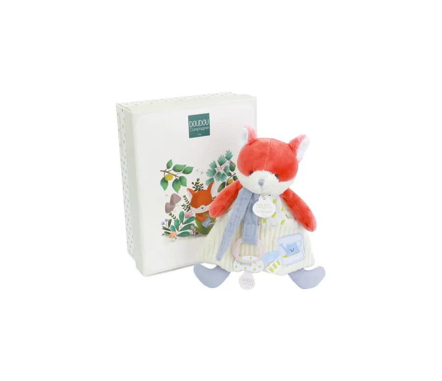 ROMARIN LE RENARD - DOUDOU ATTACHE-SUCETTE ROMARIN LE RENARD - DOUDOU ATTACHE-SUCETTE