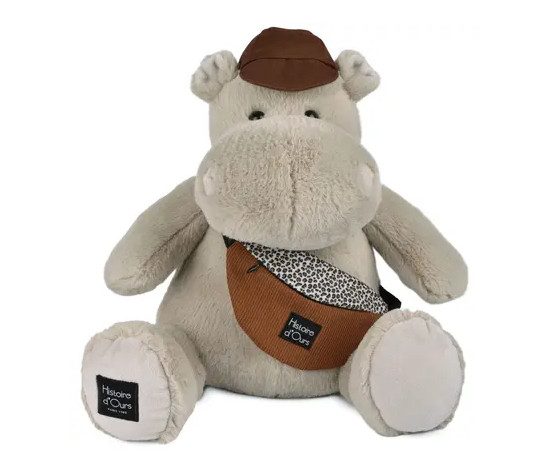 HIPPO - HELLO BROOK ! 38 CM (BEIGE)