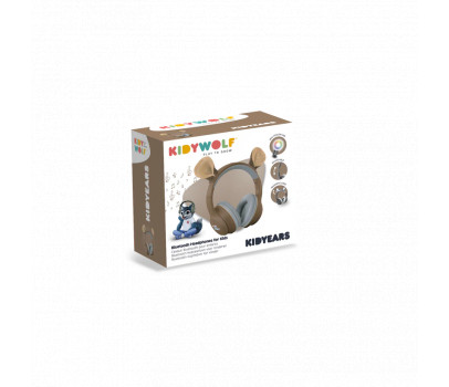 KIDYEARS - Casque audio bluethooth ours