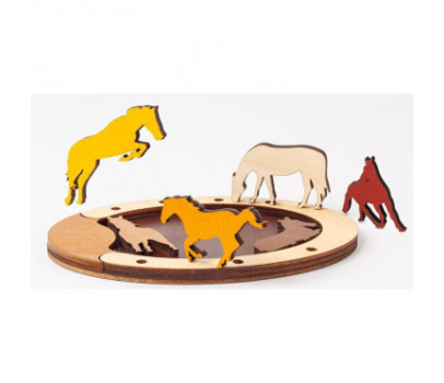 CASSE-TETE BOIS - CHEVAUX SAUVAGES