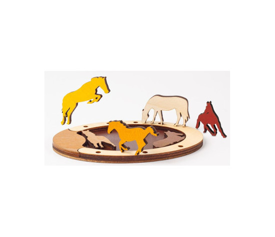 CASSE-TETE BOIS - CHEVAUX SAUVAGES