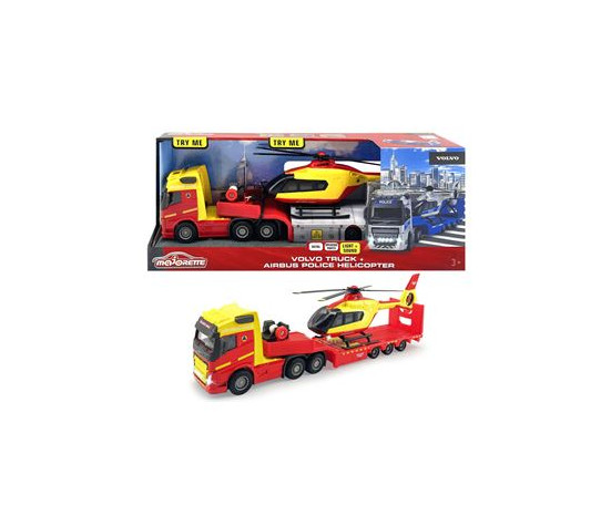 MAJO GS CAMION VOLVO + HELICO SECU CIVILE 35CM