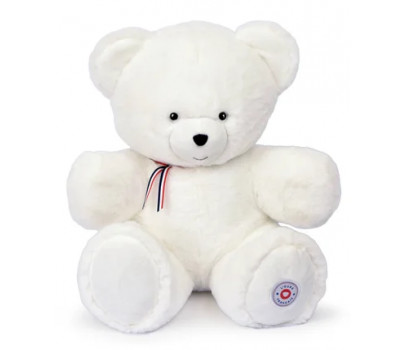 L'OURS FRANCAIS 50 cm - Blanc flocon