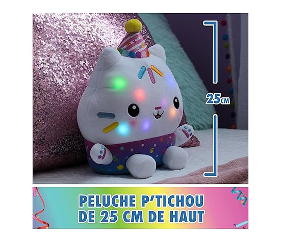 GABBY ET LA MAISON MAGIQUE - PELUCHE A FONCTION P'TICHOU