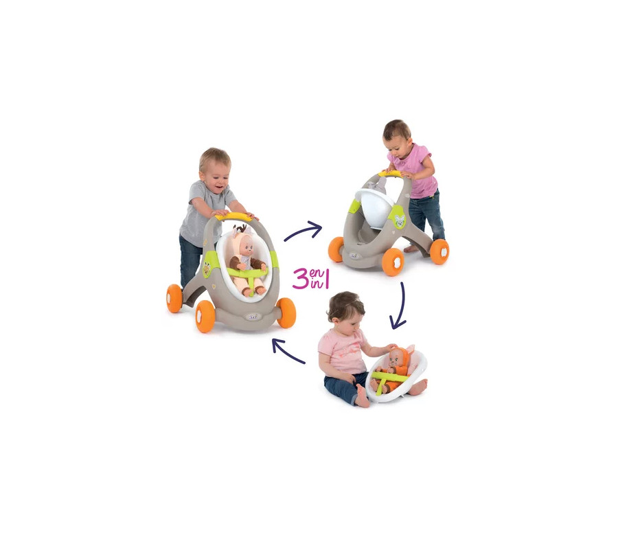 MINIKISS BABY WALKER 3 EN 1 ANIMAL