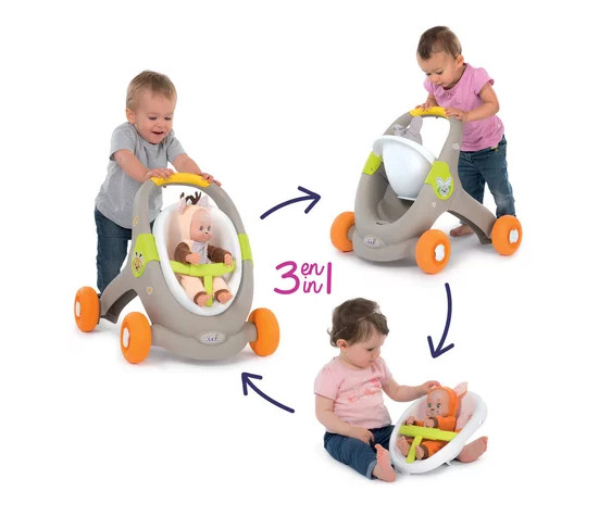 MINIKISS BABY WALKER 3 EN 1 ANIMAL