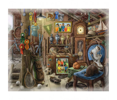 PUZZLE 99P - ESCAPE PUZZLE - LE GRENIER DU MANOIR