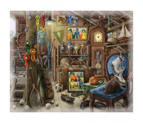 PUZZLE 99P - ESCAPE PUZZLE - LE GRENIER DU MANOIR