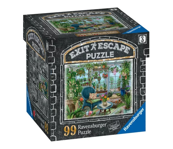 PUZZLE 99P - ESCAPE PUZZLE - LE JARDIN D'HIVER DU MANOIR