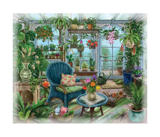 PUZZLE 99P - ESCAPE PUZZLE - LE JARDIN D'HIVER DU MANOIR
