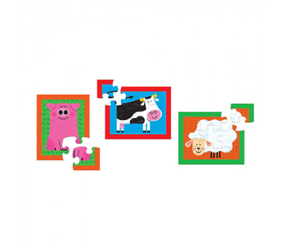 MON PREMIER PUZZLE - MALETTE - BASSE-COUR