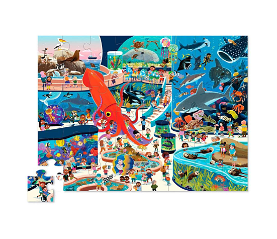 PUZZLE 48P - UNE JOURN�E � L'AQUARIUM