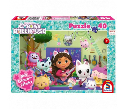 PUZZLE 40P - GABBY ET LA MAISON MAGIQUE - FETE DE MIAOU