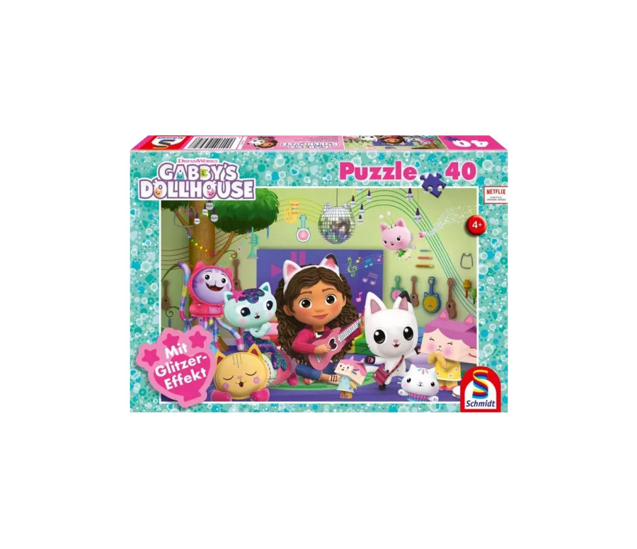 PUZZLE 40P - GABBY ET LA MAISON MAGIQUE - FETE DE MIAOU