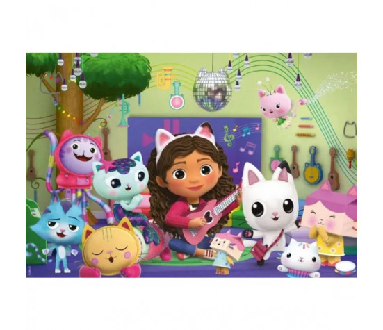 PUZZLE 40P - GABBY ET LA MAISON MAGIQUE - FETE DE MIAOU