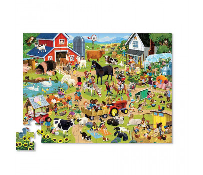 PUZZLE 48P - UNE JOURN�E � LA FERME