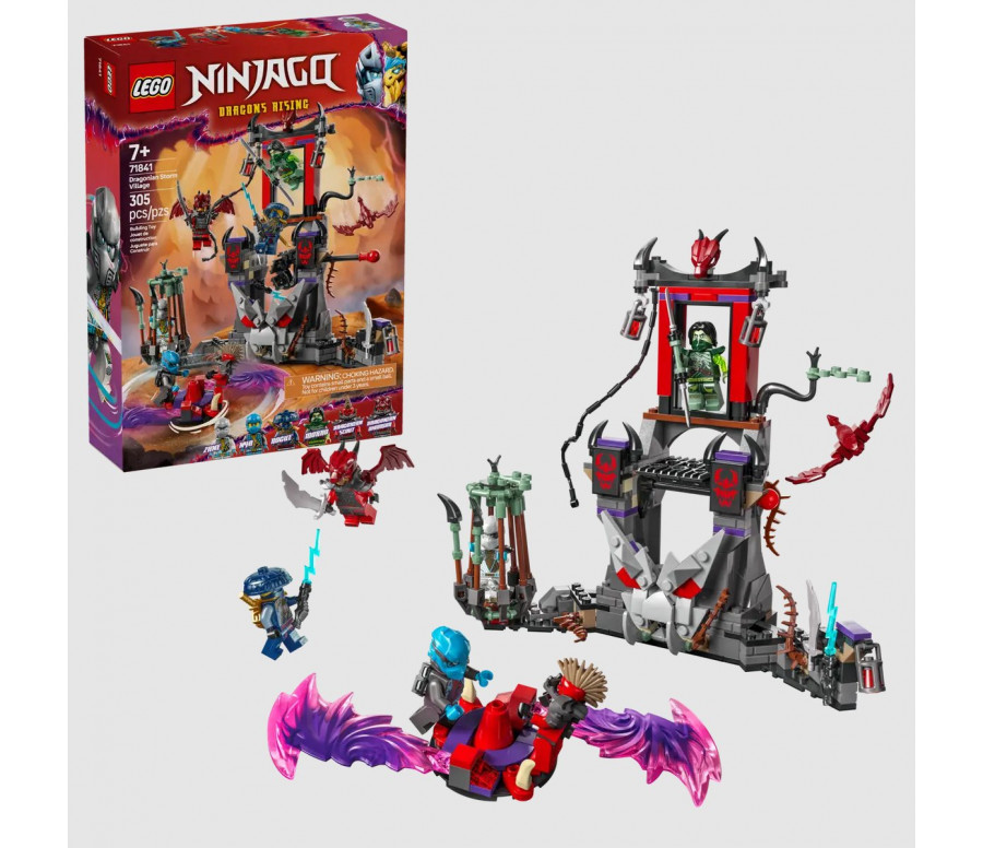 NINJAGO - LE VILLAGE TEMPETE DRACONIQUE
