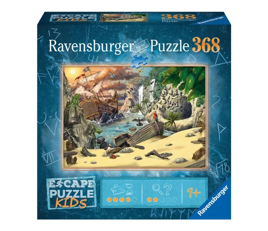 PUZZLE 368P - ESCAPE PUZZLE KIDS - L'AVENTURE DES PIRATES