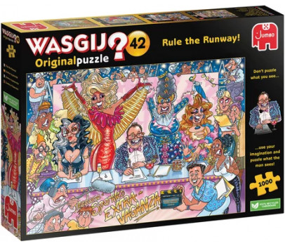 PUZZLE 1000P - WASGIJ ORIGINAL 42 - DOMINEZ LA PISTE