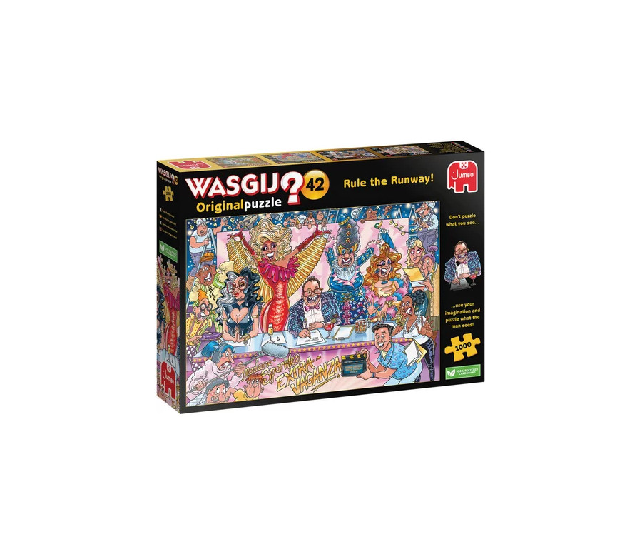 PUZZLE 1000P - WASGIJ ORIGINAL 42 - DOMINEZ LA PISTE