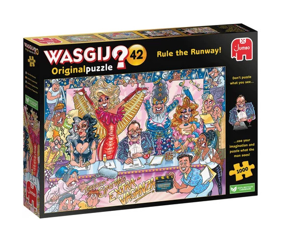 PUZZLE 1000P - WASGIJ ORIGINAL 42 - DOMINEZ LA PISTE