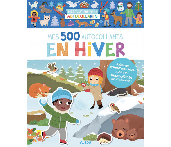 500 AUTOCOLLANTS EN HIVER
