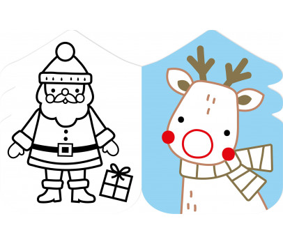 JE COLORIE SANS DEPASSER NOEL