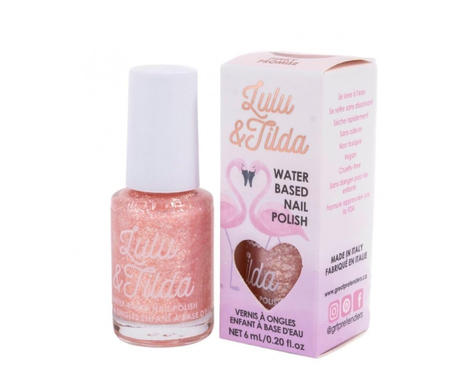 VERNIS A ONGLES - PINKY PROMISE - SE LAVE A L'EAU - 6ML - AVEC EMBALLAGE