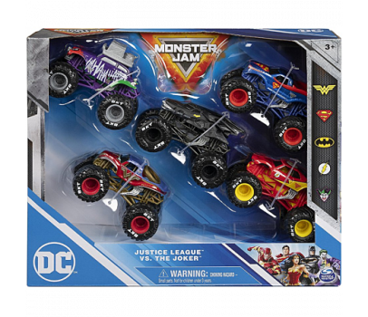 MONSTER JAM - PACK DE 5 VEHICULES DC DIE-CAST 1:64