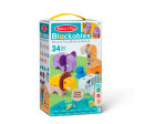 BLOCKABLES - LES ANIMAUX DE LA SAVANE - 34 PIECES BLOCKABLES - LES ANIMAUX DE LA SAVANE - 34 PIECES