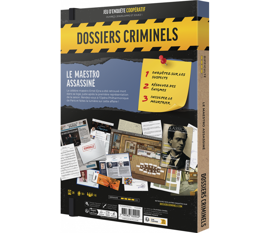 DOSSIERS CRIMINELS : LE MAESTRO ASSASSINE