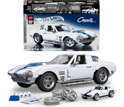HOT WHEELS - COFFRET CONSTRUCTION CORVETTE GRAND SPORT