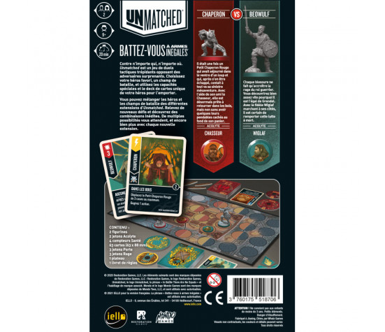 UNMATCHED - PETIT CHAPERON ROUGE VS BEOWULF