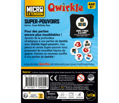 QWIRKLE - SUPERS POUVOIRS (EXT)