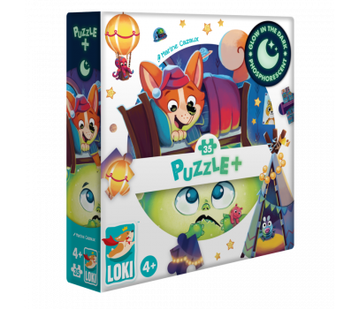 PUZZLE 35P - LOKI ET LE MONSTRE SOUS LE LIT