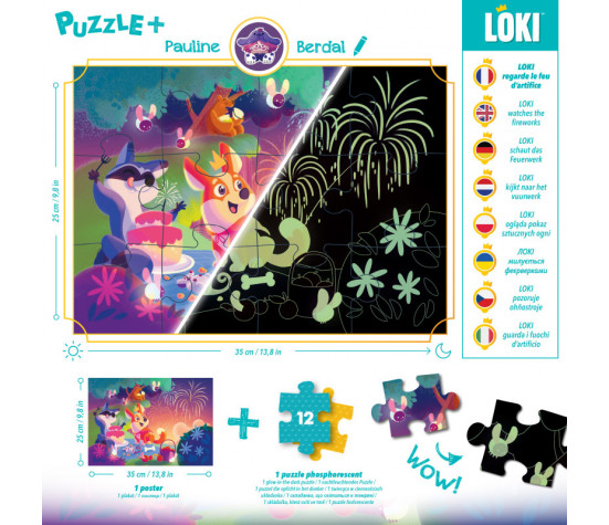 PUZZLE 12P - LOKI REGARDE LE FEU D'ARTIFICE