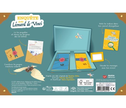 ENQUETE AVEC LEONARD DE VINCI