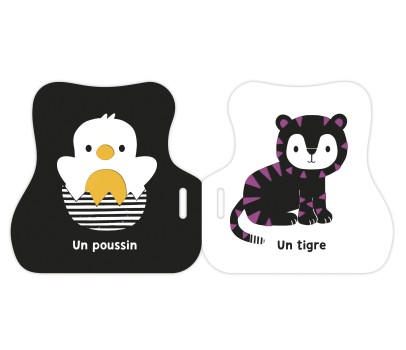 LIVRE POUSSETTE - ANIMAUX MIGNONS