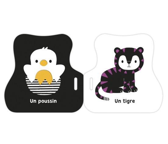 LIVRE POUSSETTE - ANIMAUX MIGNONS