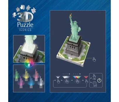 PUZZLE 3D - STATUE LIBERTE ILLUSTRE