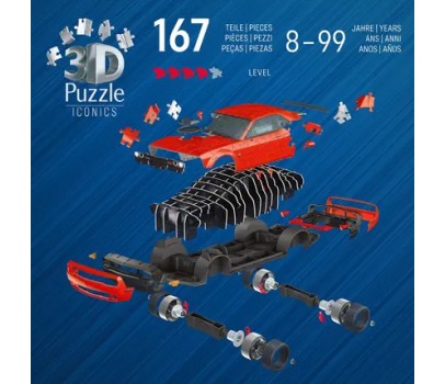 PUZZLE 3D - DODGE CHALLENGER RT
