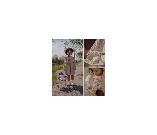 POUSSETTE POUR POUPEE EN METAL