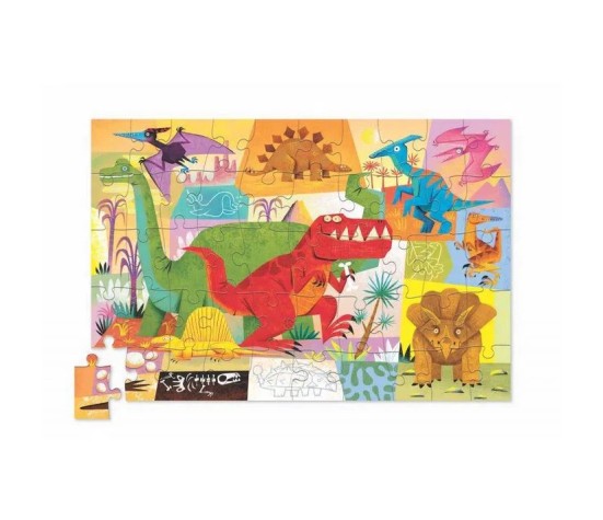 Puzzle 50P - Le Monde des Dinosaures